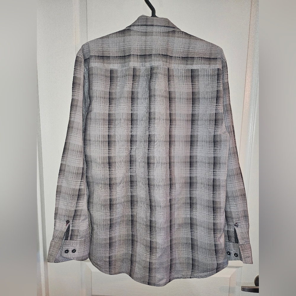 Tommy Bahama Gray Casual Button Down Shirt - Picture 6 of 8